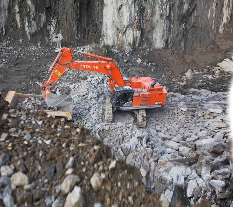 Hitachi large excavators