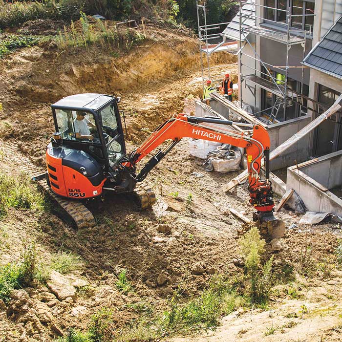 Hitachi mini excavators